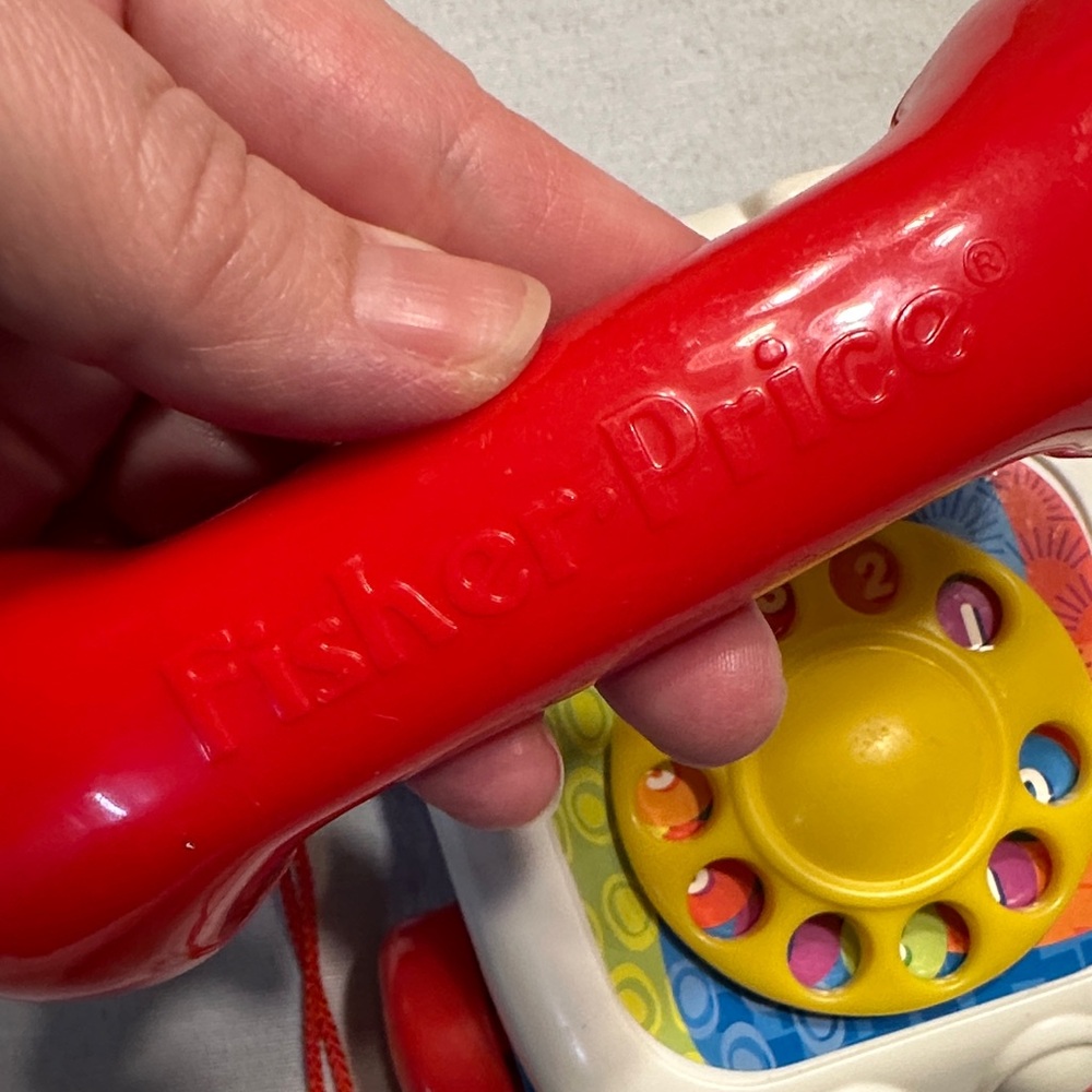 Fisher-Price Vintage Pull Along Toy Phone - Picture 5 of 6